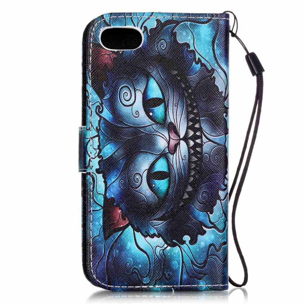 iPhone 7 case wallet leather card holder cover case printed leather