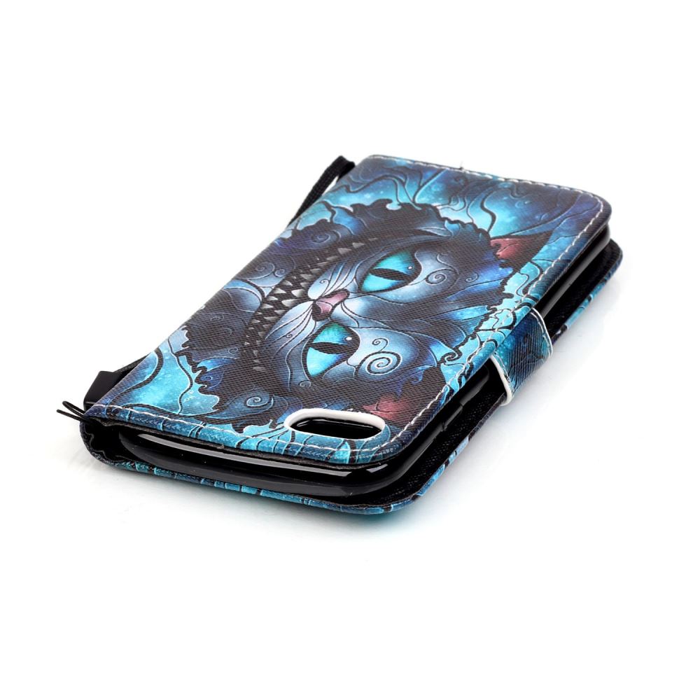 iPhone 7 case wallet leather card holder cover case printed leather