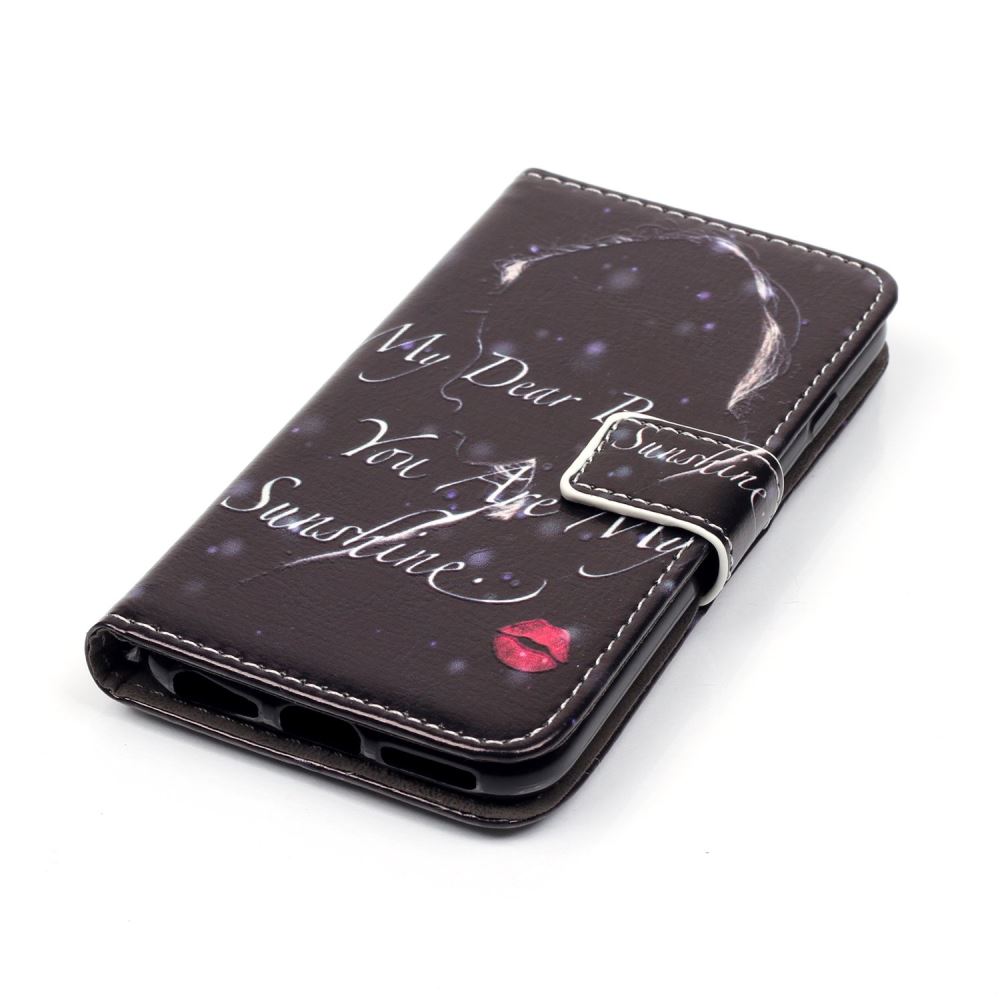 iPhone 7 case wallet leather card holder cover case printed leather