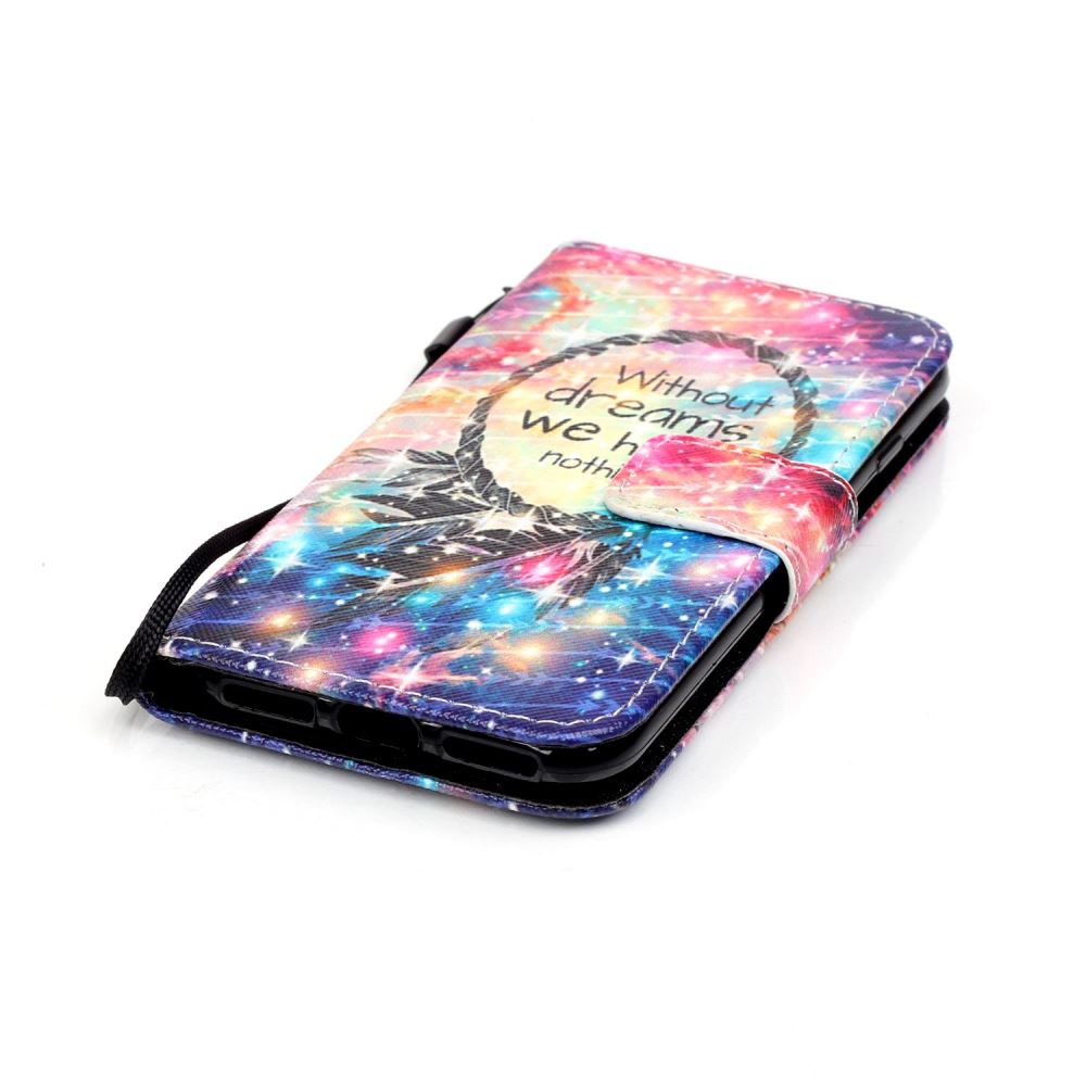iPhone 7 case wallet leather card holder cover case printed leather