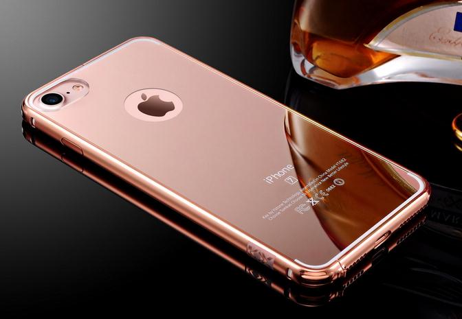 iPhone 7 case metal bumper with mirror back case iPhone 7 case metal bumper with mirror back case