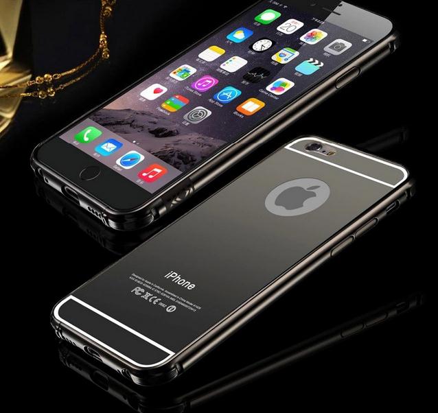 iPhone 7 case metal bumper with mirror back case iPhone 7 case metal bumper with mirror back case