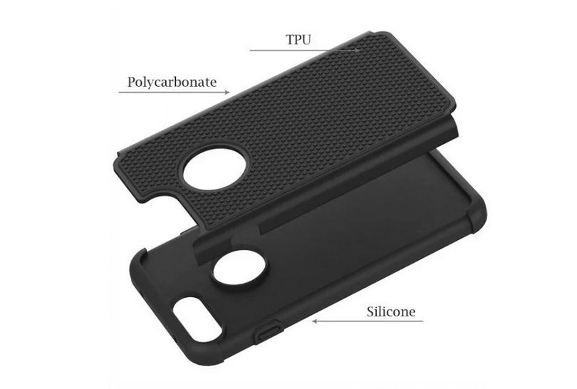 iPhone 7 Plus case dual layer hybird impact proof case cover