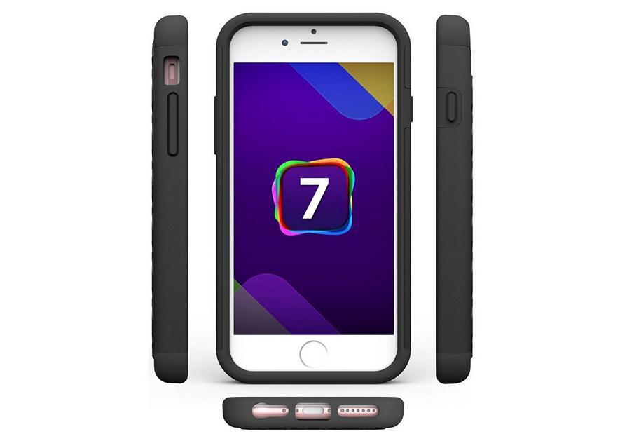 iPhone 7 case dual layer hybird impact proof case cover