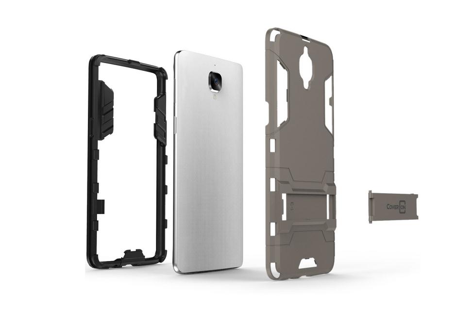 OnePlus 3 Case Heavy Duty Hybrid Kickstand Case