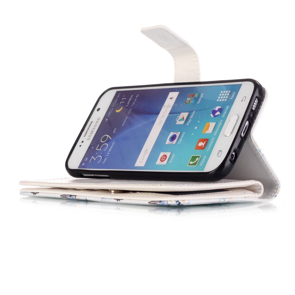 Galaxy S6 Multifunction full cash 9x card slots wallet leather case