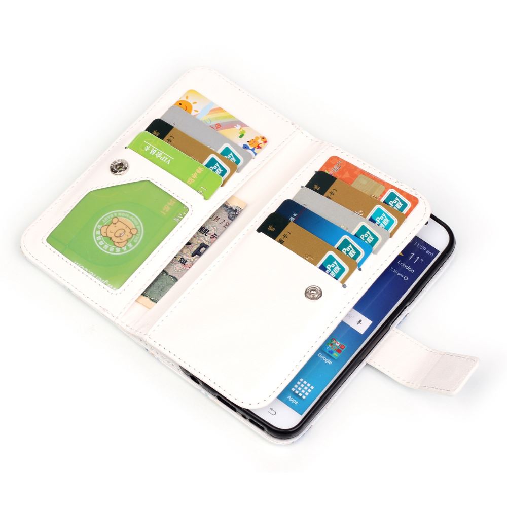 Galaxy S6 Multifunction full cash 9x card slots wallet leather case