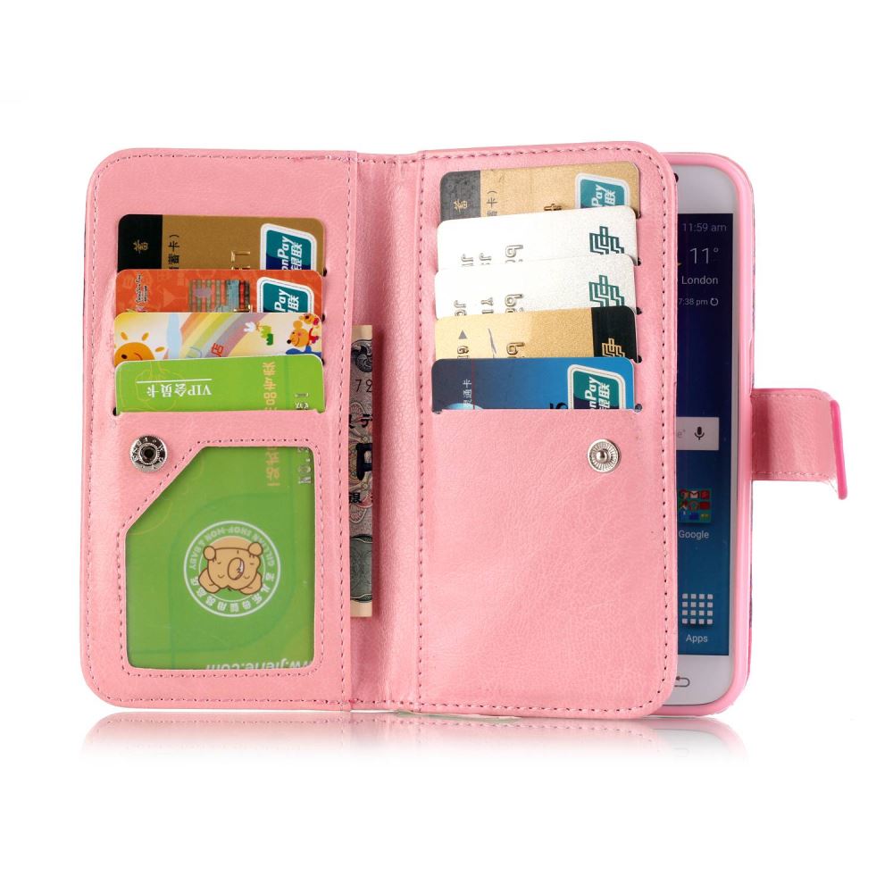 Galaxy S6 Multifunction full cash 9x card slots wallet leather case Galaxy S6 Multifunction full cash 9x card slots wallet leather case