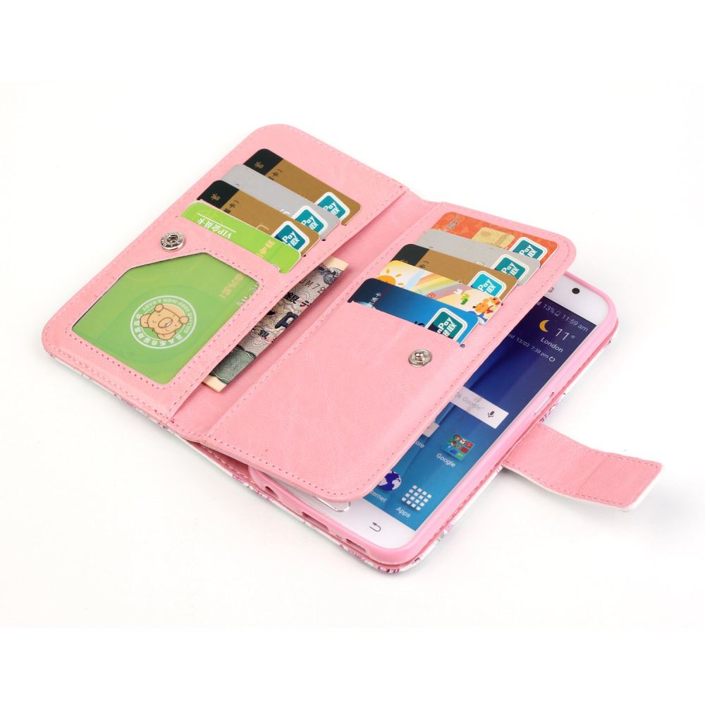 Galaxy S6 Multifunction full cash 9x card slots wallet leather case