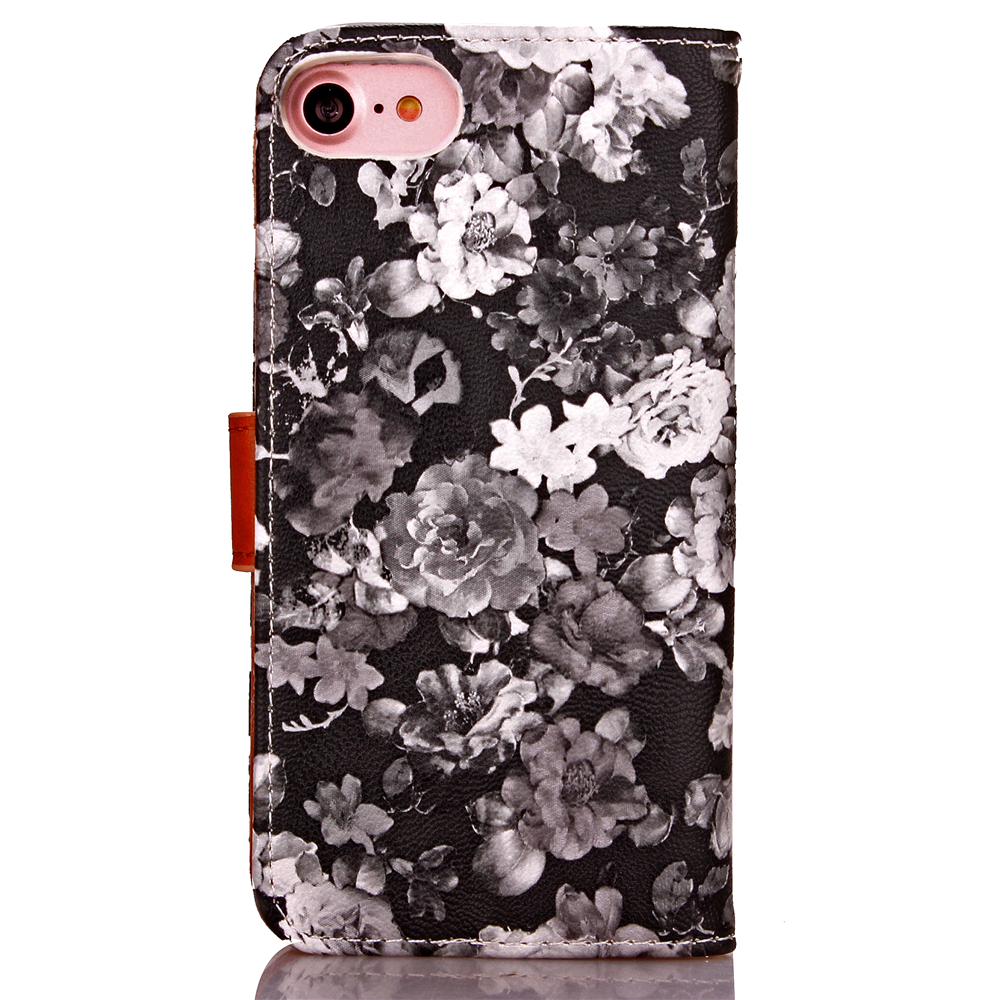 iPhone 7 case floral pattern ID card full cash wallet cover case iPhone 7 case floral pattern ID card full cash wallet cover case