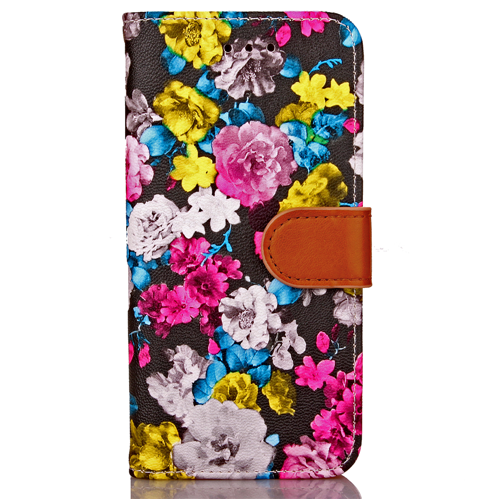 iPhone 7 case floral pattern ID card full cash wallet cover case iPhone 7 case floral pattern ID card full cash wallet cover case