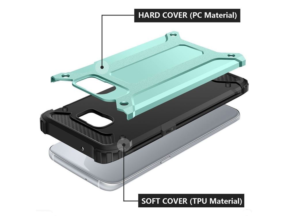 Galaxy S7 Case Armor  Rugged Holster Tough Case