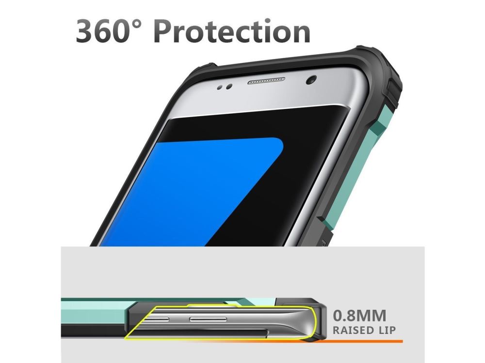 Galaxy S7 Case Armor  Rugged Holster Tough Case