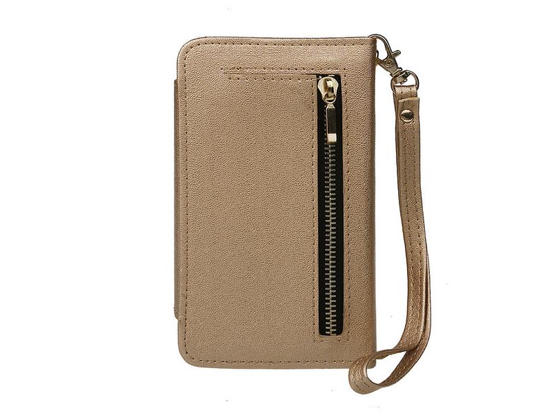 Galaxy S6 case double wallet leather multifunction detachable case