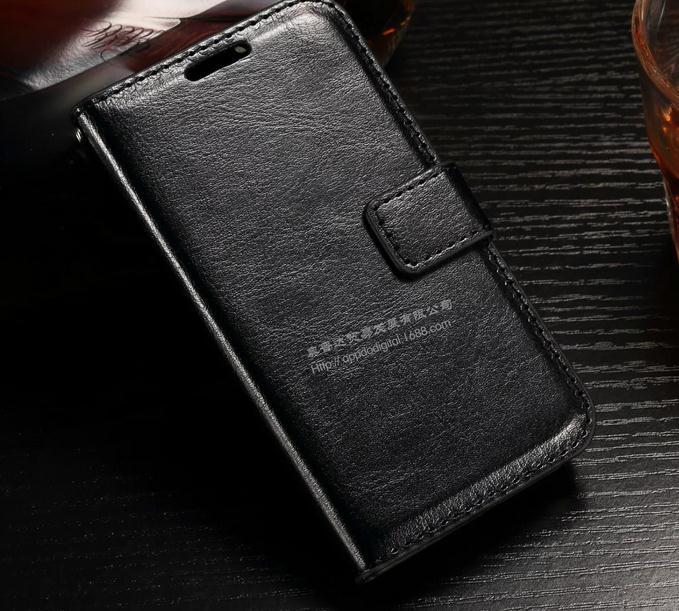 Huawei Y3 Vintage Fine Leather Wallet Case - Brown