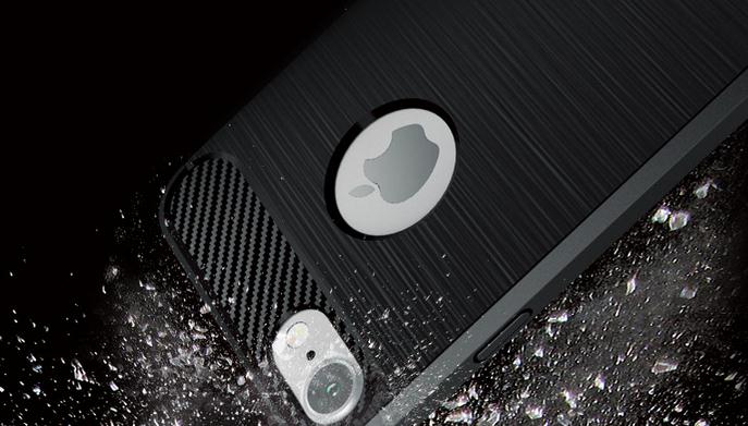 iPhone 7 Plus case impact proof rugged case with carbon fiber