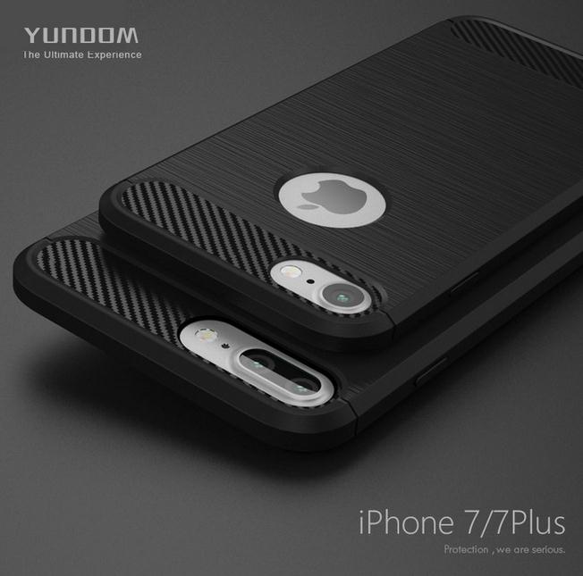 iPhone 7 Plus case impact proof rugged case with carbon fiber