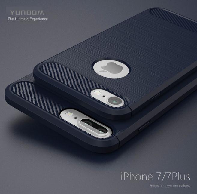 iPhone 7 Plus case impact proof rugged case with carbon fiber