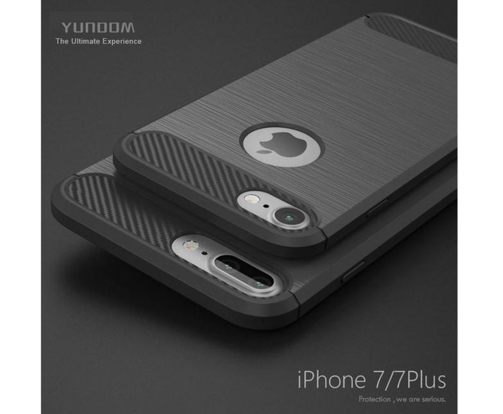 iPhone 7 Plus case impact proof rugged case with carbon fiber