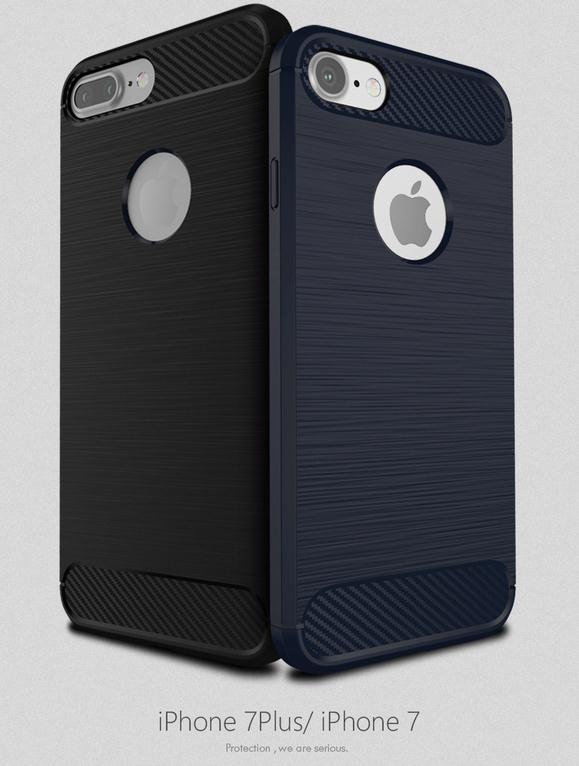 iPhone 7 Plus case impact proof rugged case with carbon fiber