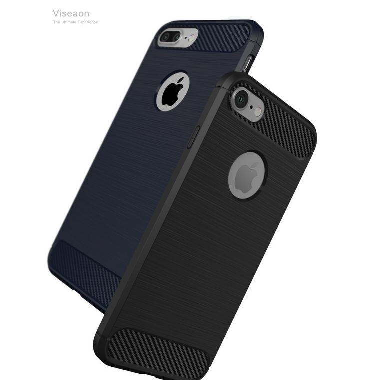 iPhone 7 Plus case impact proof rugged case with carbon fiber