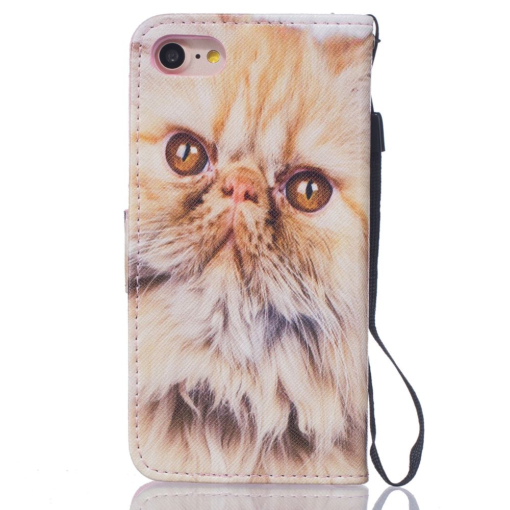 iPhone 7 case wallet leather card holder cover case printed leather