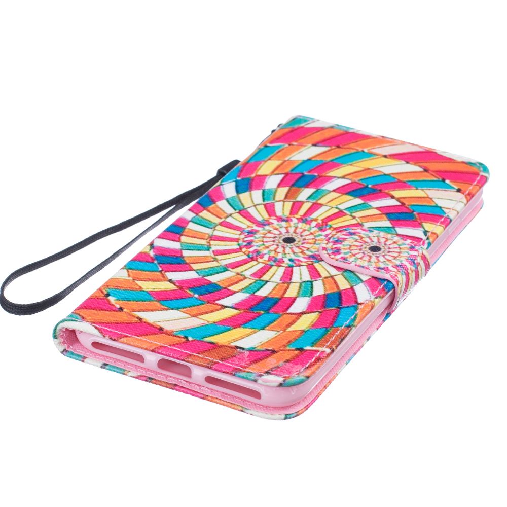 iPhone 7 Plus case wallet leather card holder cover case printed leather