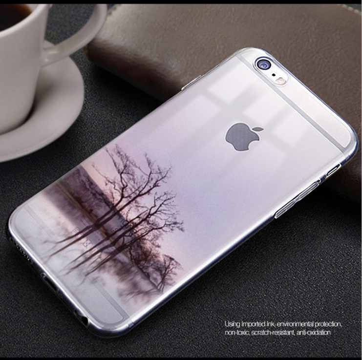 iPhone 7 case Ultra Slim Soft Gel TPU printed case