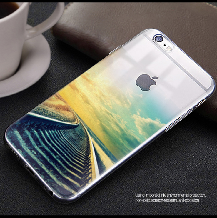 iPhone 7 case Ultra Slim Soft Gel TPU printed case
