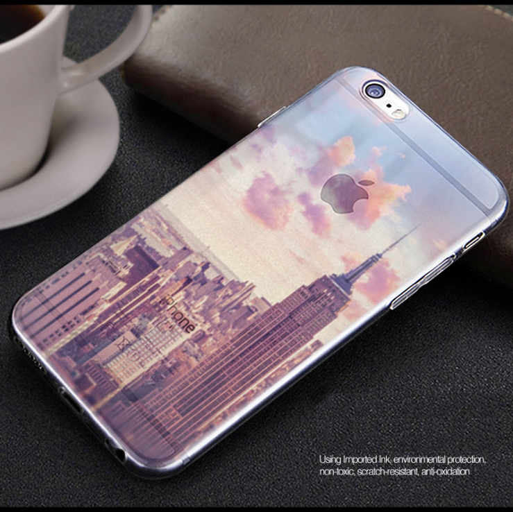 iPhone 7 case Ultra Slim Soft Gel TPU printed case