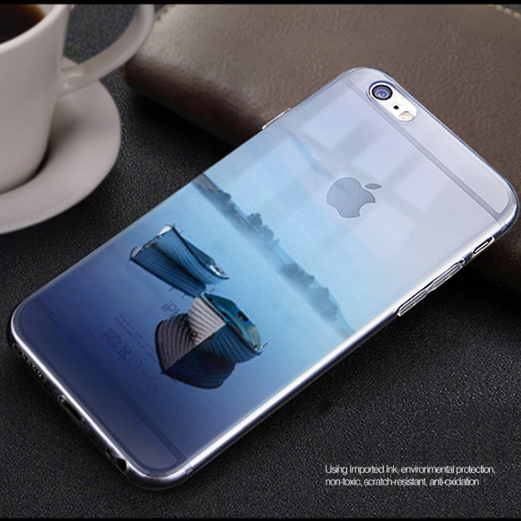 iPhone 7 case Ultra Slim Soft Gel TPU printed case