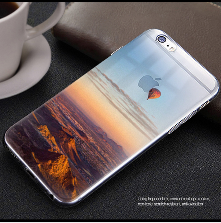 iPhone 7 case Ultra Slim Soft Gel TPU printed case