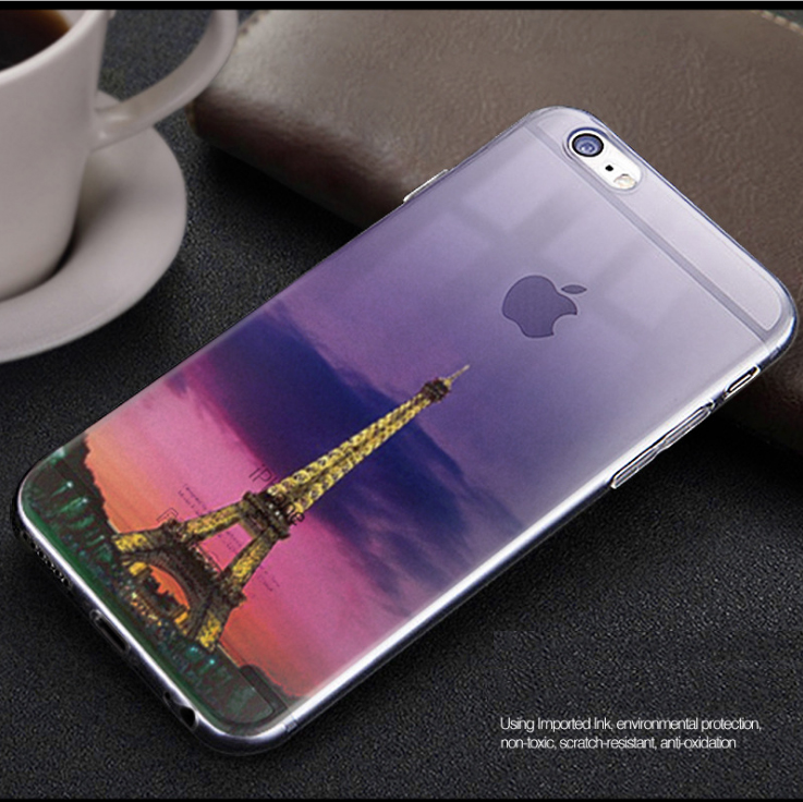 iPhone 7 case Ultra Slim Soft Gel TPU printed case