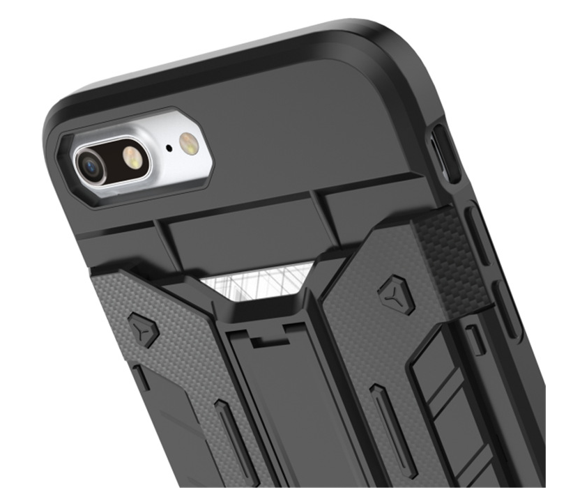 iPhone 7 plus Case Card Holder Kickstand Case