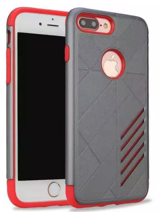 iPhone 7 Plus dual tone dual layer heavy duty slim case tough anti shock