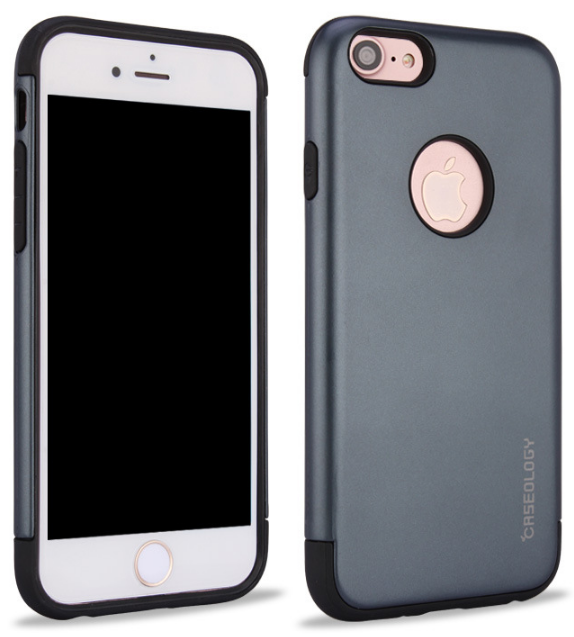 iPhone 7  dual tone dual layer heavy duty slim case tough anti shock