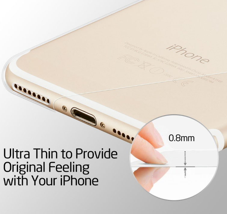 iPhone 7 Clear Case slim fit TPU Soft Gel Case iPhone 7 Clear Case slim fit TPU Soft Gel Case