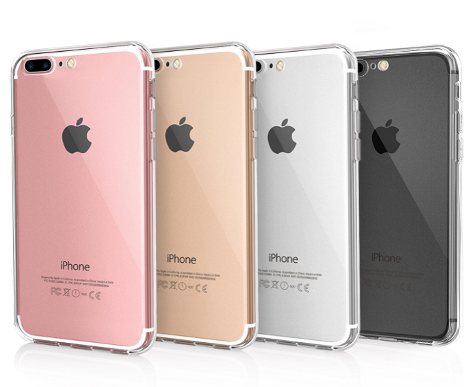 iPhone 7 plus Clear Case slim fit TPU Soft Gel Case