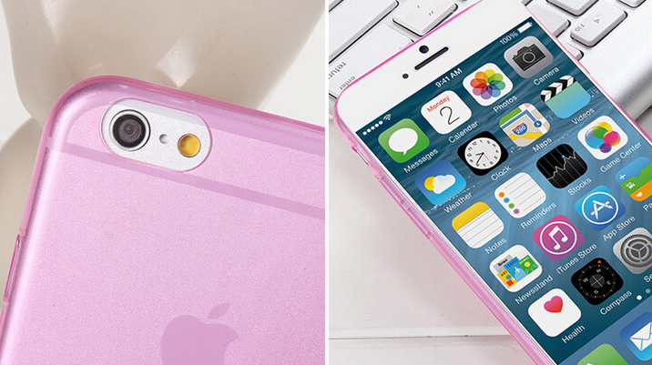iPhone 6/6s Plus Clear Case slim fit TPU Soft Gel Case