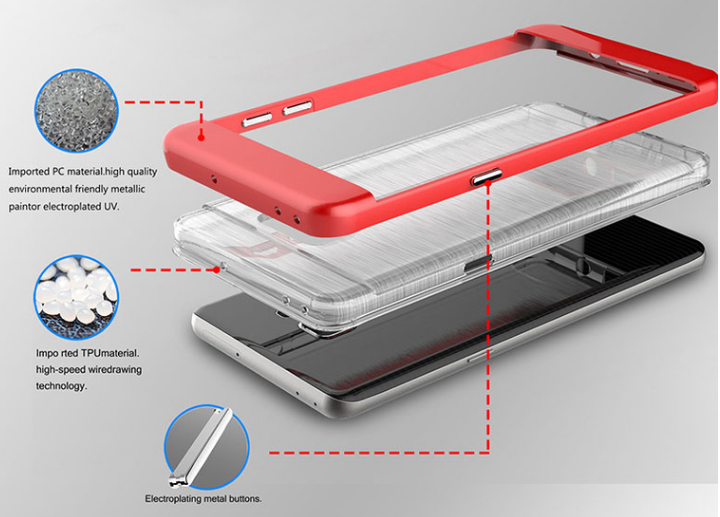Galaxy Note 5 hybird bumper with clear back case Galaxy Note 5 hybird bumper with clear back case