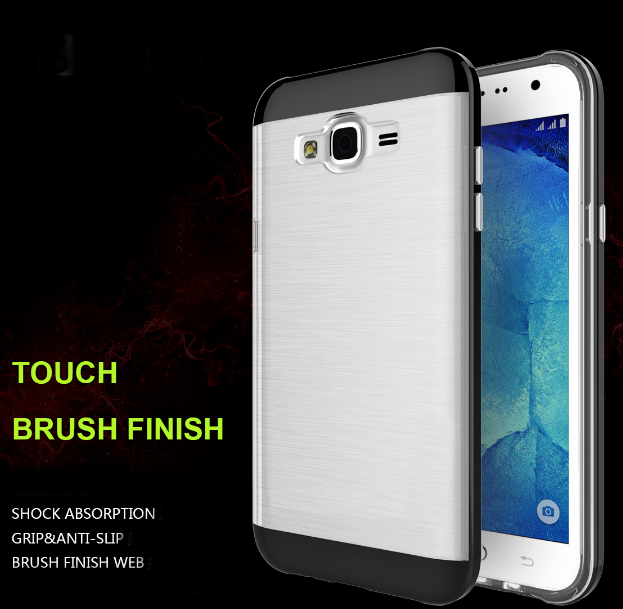 Galaxy J5 hybird bumper with clear back case Galaxy J5 hybird bumper with clear back case