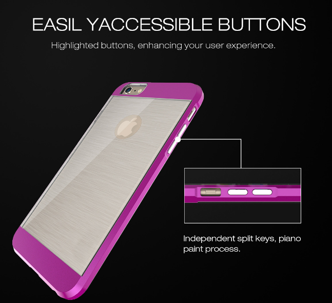 iphone 5/5s/5se  hybird bumper with clear back case