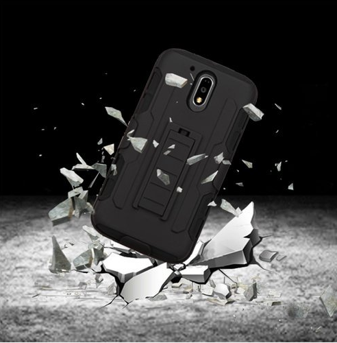 MOTO G4 Plus Hybrid armor Case+Belt Clip Holster