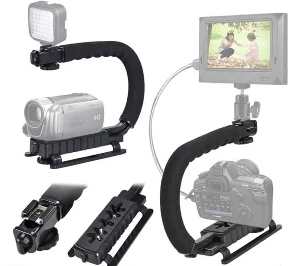 Video DV Stabilizer UShape Bracket Handheld Video Handheld Grip For DSLR Video DV Stabilizer UShape Bracket Handheld Video Handheld Grip For DSLR