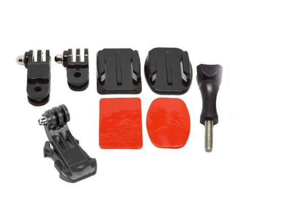 ProGear Helmet Front Mount Bundle With Adhesive Pads For GoPro Hero 4/3+/3/2/1 ProGear Helmet Front Mount Bundle With Adhesive Pads For GoPro Hero 4/3+/3/2/1