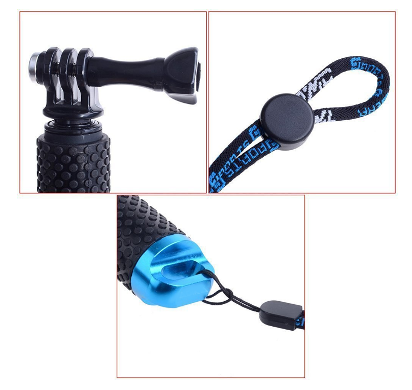 Selfie Stick Waterproof Aluminium Monopod Selfie Pole compatible with GOPRO Selfie Stick Waterproof Aluminium Monopod Selfie Pole compatible with GOPRO