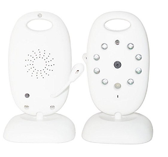 Wireless Baby Monitor Audio Video 2 Way Audio, 2" LCD, IR LED Baby Monitor
