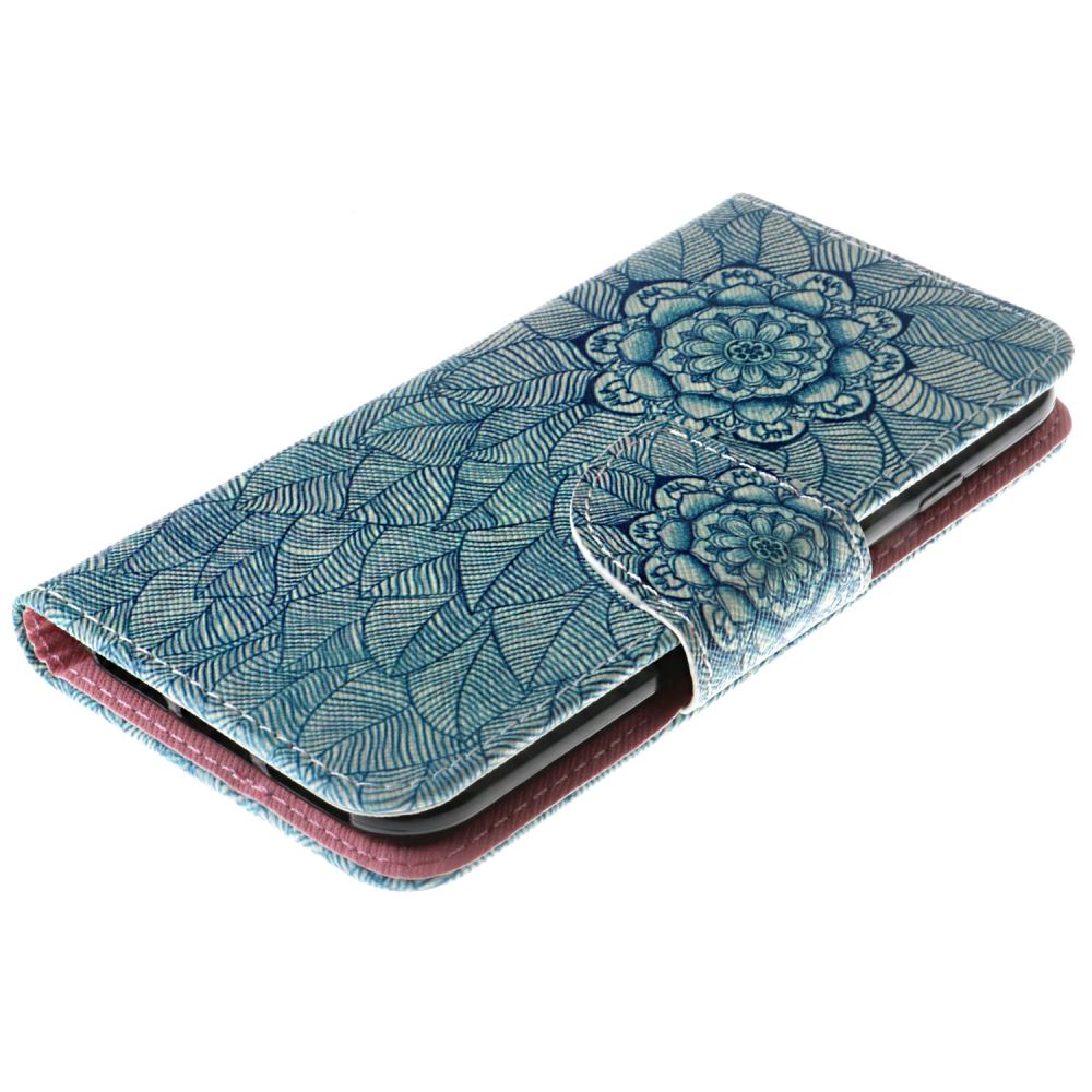 iPhone 7 case wallet leather card holder cover case printed leather