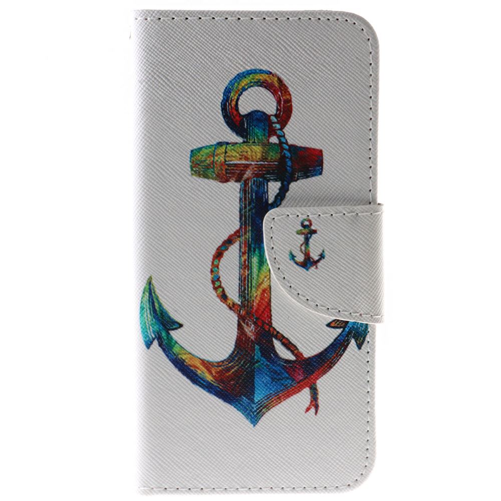 iPhone 7 case wallet leather card holder cover case printed leather