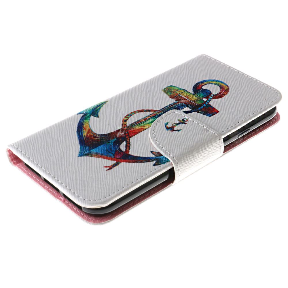 iPhone 7 case wallet leather card holder cover case printed leather